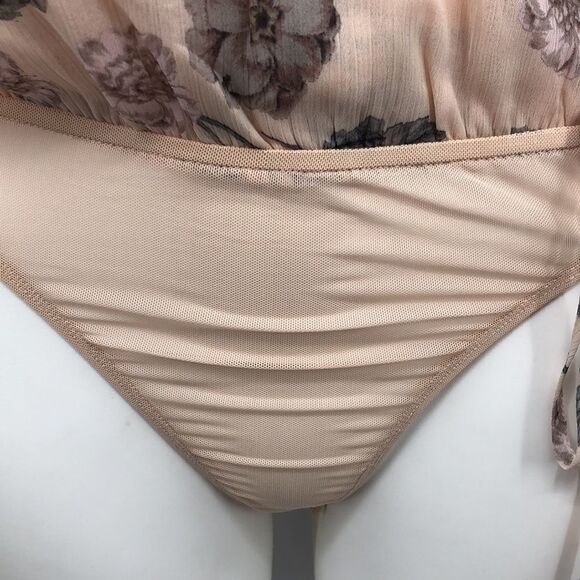 ASTR floral gathered sleeves bodysuit - Picture 3 of 6